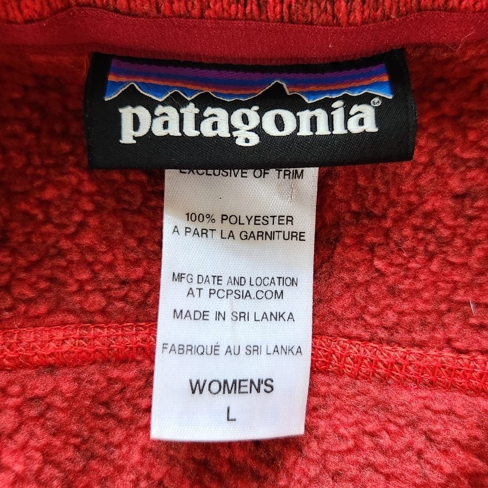 Patagonia "Better Sweater" Vest Red Delicious | Women's Size L - Picture 5 of 8